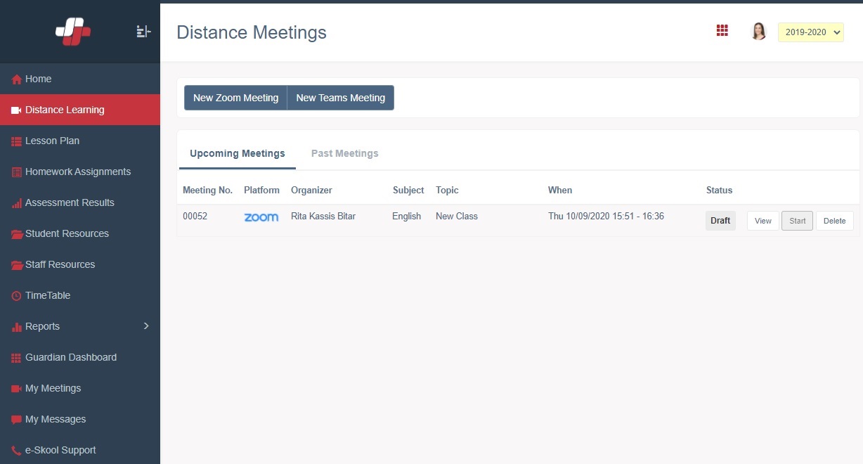 Zoom Usage Screenshot